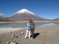 Dirk en Lieve aan de laguna verde